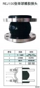 REJ100型單、雙球橡膠接頭描述
